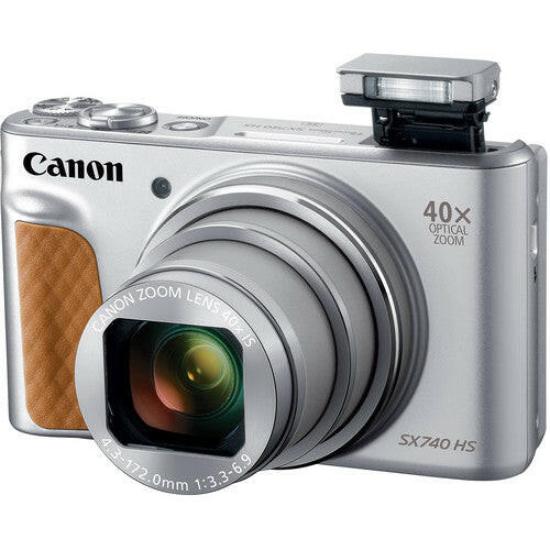 Canon PowerShot SX740 HS Digital Camera - Silver